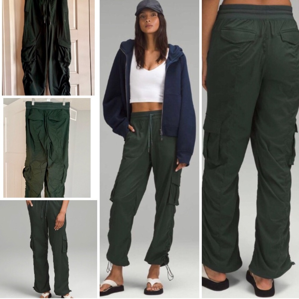 Lululemon Dance Studio Relaxed-Fit Mid-Rise Cargo Pant Legacy Green XXS